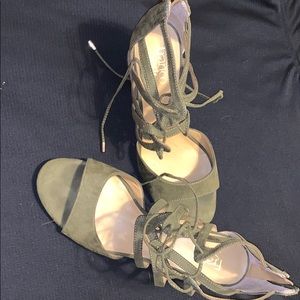 COPY - army green franco sarto heels